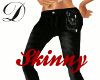 ~D~  JEANS BLK THIN