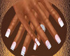 Ombre x Silver Nails
