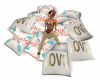 pillows with poses