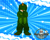 N* Green Dinosaur M