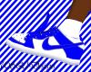 {SQ}Blue/White Nikes