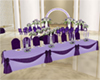 Wedding Purple HeadTable