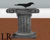 Animated Raven On Pillar