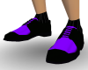 Black an Purple Shoes