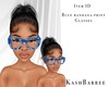 Blue bandana print Glss