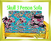 Skull 3 Person Sofa