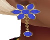 Blue Flower Earring
