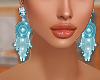 Teal Earrings