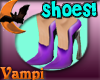 (VMP)Purple/Silver Heels