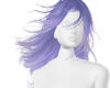 Lavender Blowing Hair