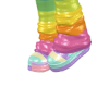 Animated Rainbow Boots