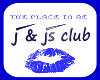 j&j'sclub sticker