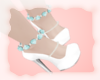 A: Seafoam jeweled heel