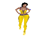 Yellow corset UA