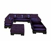 Purple poseless couch