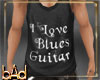 Love Blues Guitar Tank