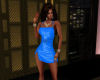 blue Leather Dress(RL)