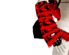 Ani Red/black armwarmers