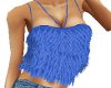 Feathering Blue Top