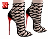 RedBlack high heel shoes