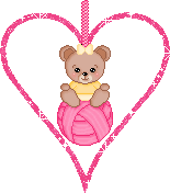 hanging heart/bear