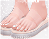 $K Clear Sandals