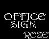 *R*Office Sign Gold