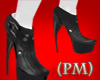 (PM) Goth Buckled Heels