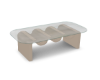 Cream Wavy Table