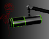Neon Green and Black Mic