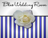~DM~Blue Wedding Bench