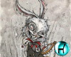 Creepy Alice Rabbit Art
