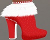 +MRS CLAUS BOOTS RED+