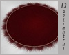 Burgandy Round Rug