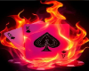 Flaming king queen bg