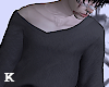 off-shoulder sweater