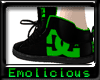 DC Shoes Green Black
