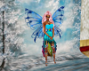 rainbow faerie dress