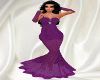 LadyK Beaded Plum