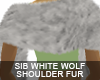 SIB - White wolf fur sh.