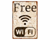 free wifi sign