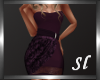 (SL) Purple Wrap dress