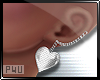 -P- Silver Heart Earring