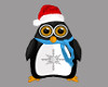 Winter Penguin Sticker
