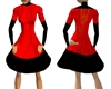 RED BLACK LOLITA DRESS