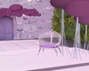 lavender wicker chair