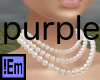 !Em Purple PearlNecklace