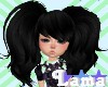 Black Hair Lolita tails