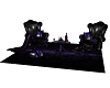 Armchairs black Purple