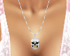 *TJ* Skull Pendant S Bk